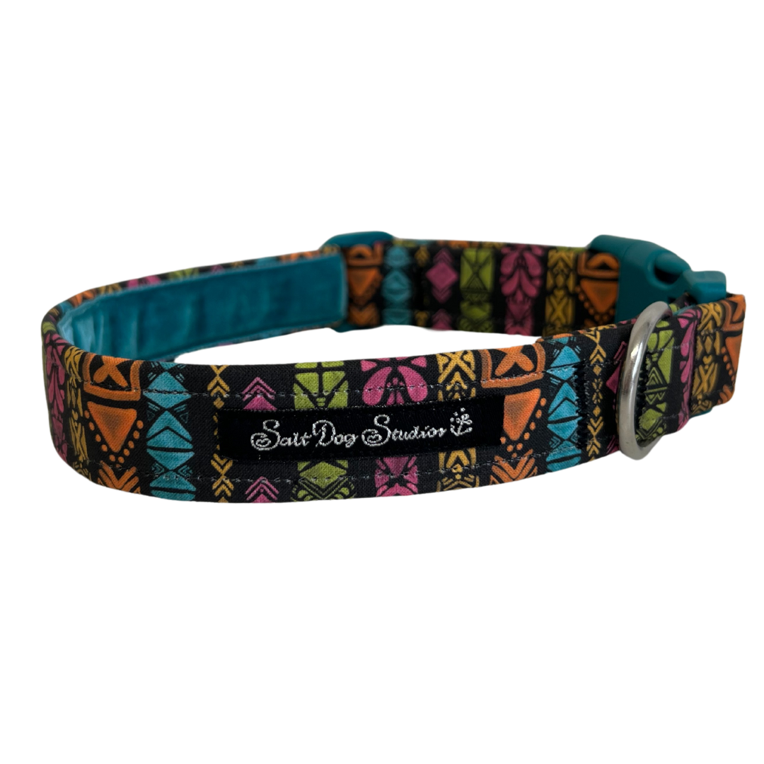 Aztec Multi Luxury Dog Collar ©