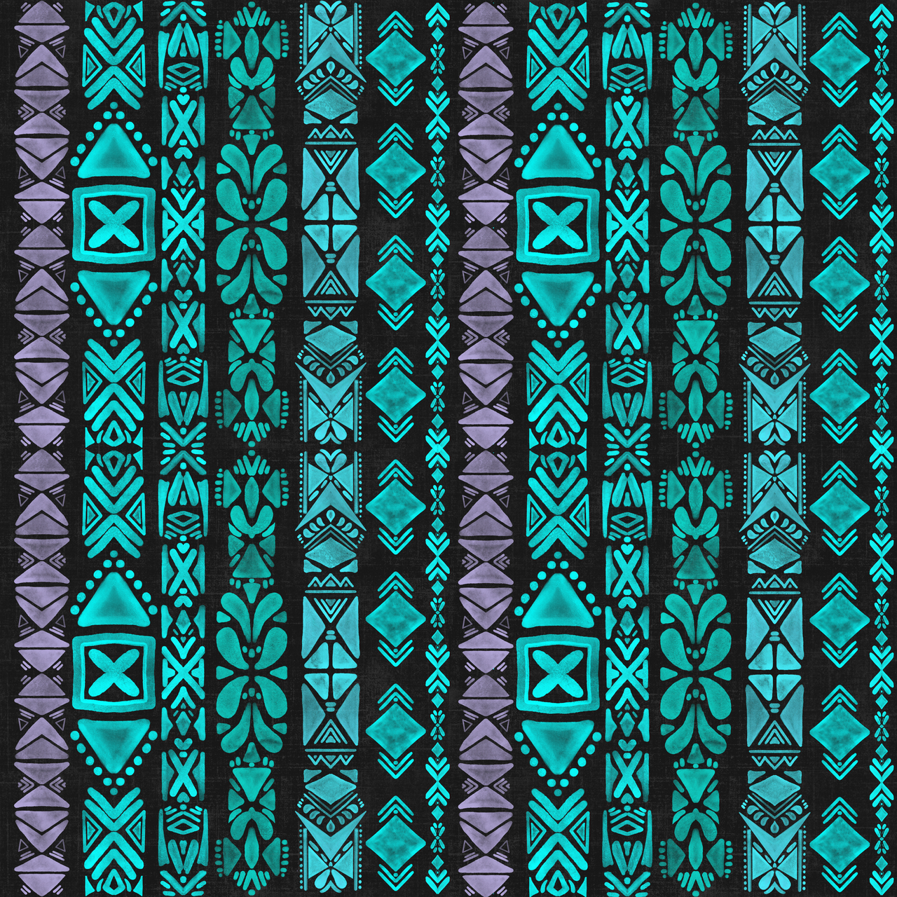 Aztec Blues Luxury Bandana © Pre Order