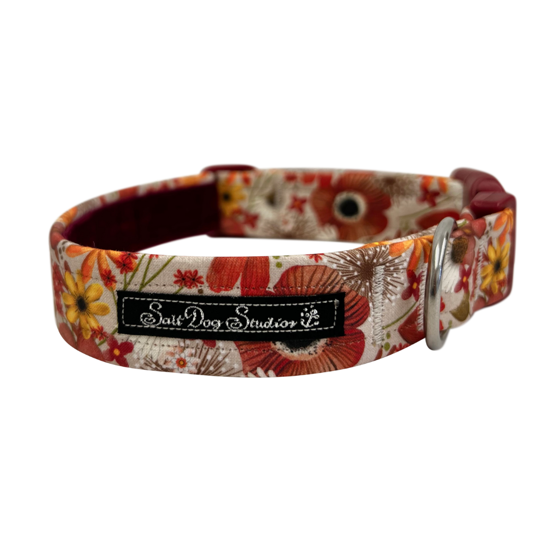 Floral Harvest Luxury Dog Collar ©