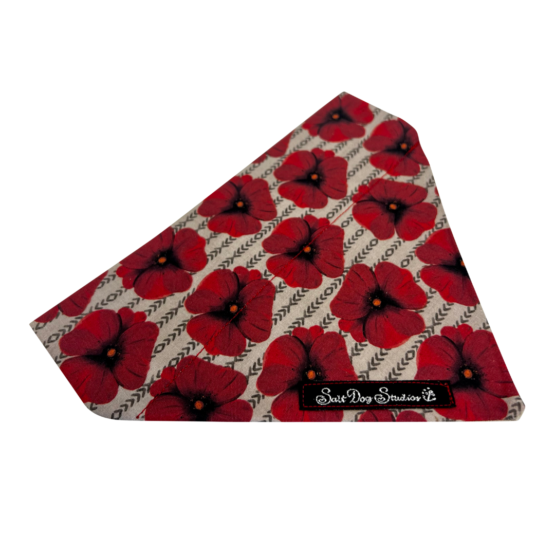 Remembrance Poppy Luxury Bandana ©