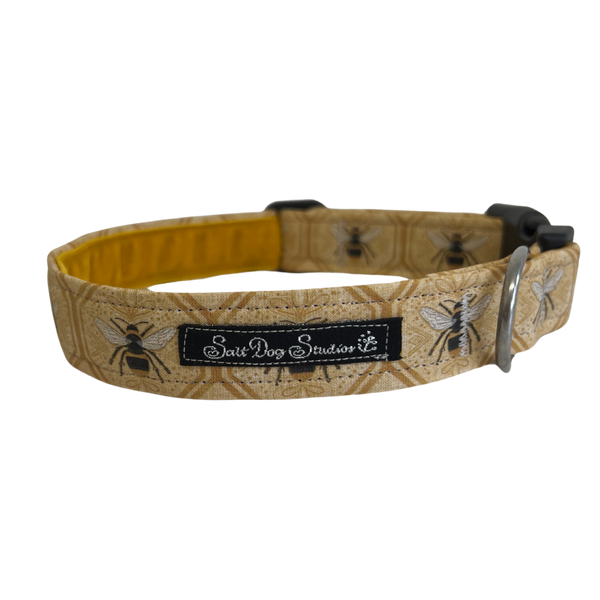 The Hive Gold Luxury Dog Collar ©