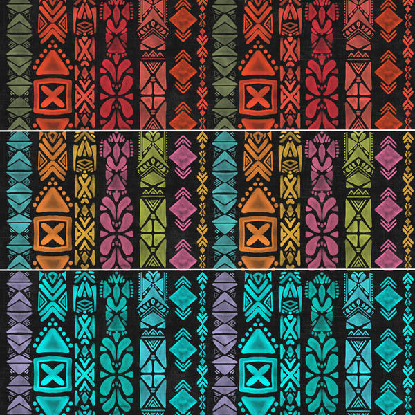 Aztec Luxury Fabric Dog Collars