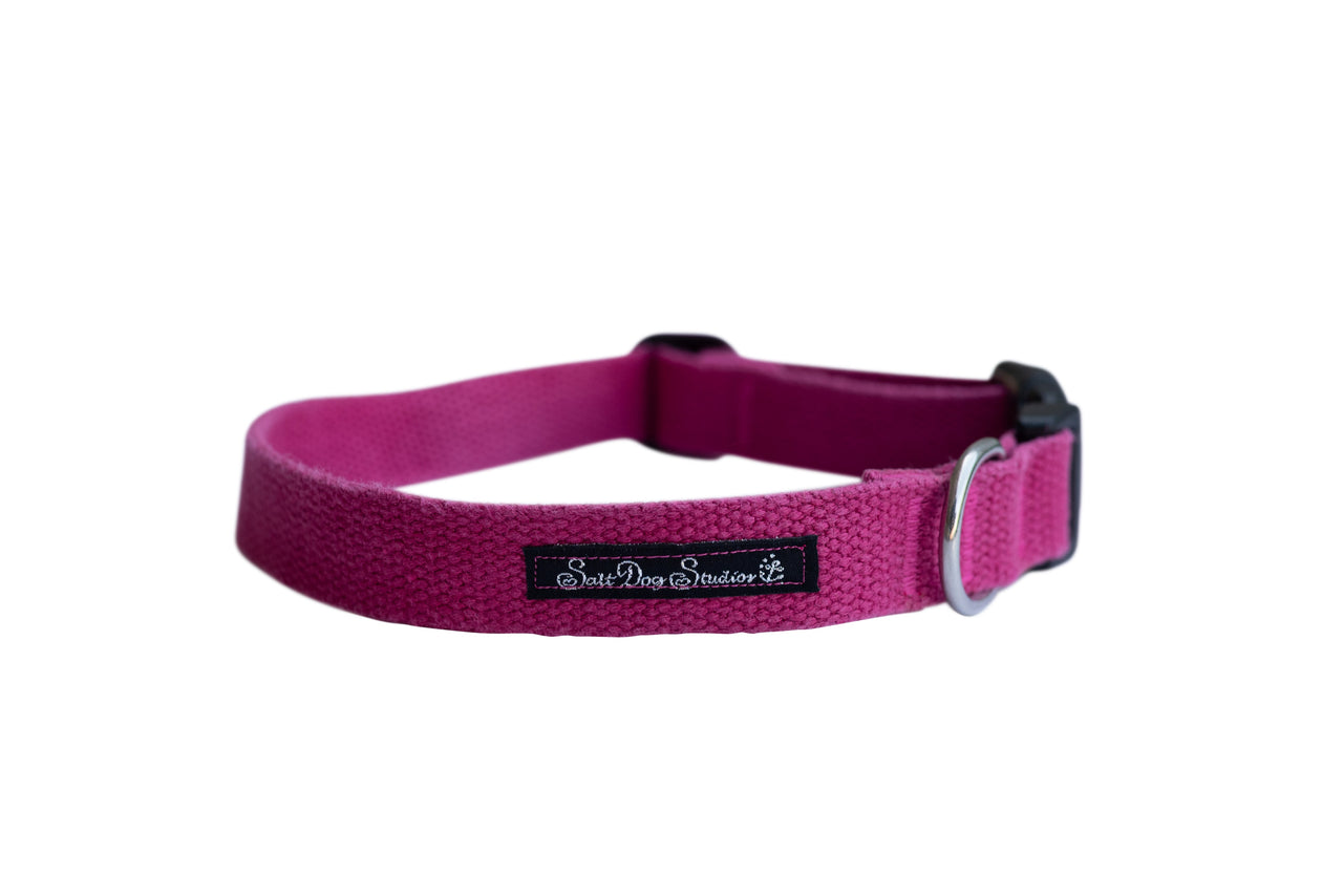 'The Original UK' Orchid Pink Hemp Dog Collar ©