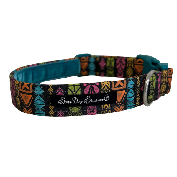 Aztec Multi Luxury Dog Collar ©