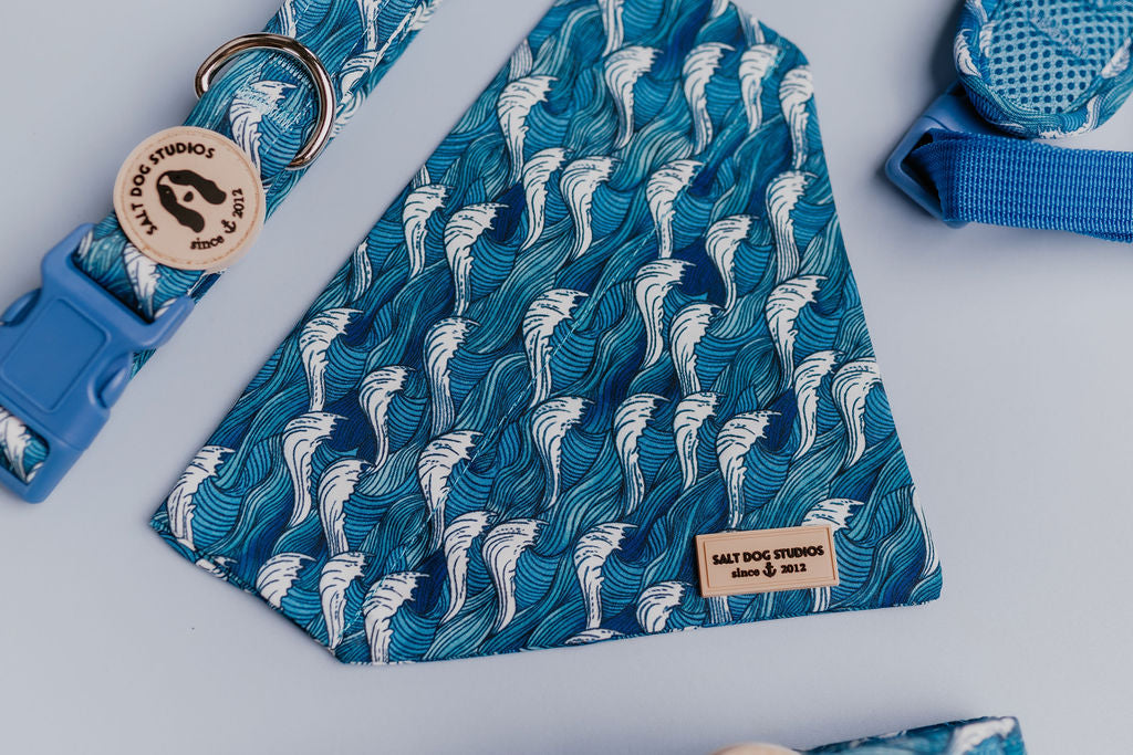 Catching Waves Dog Bandana ©
