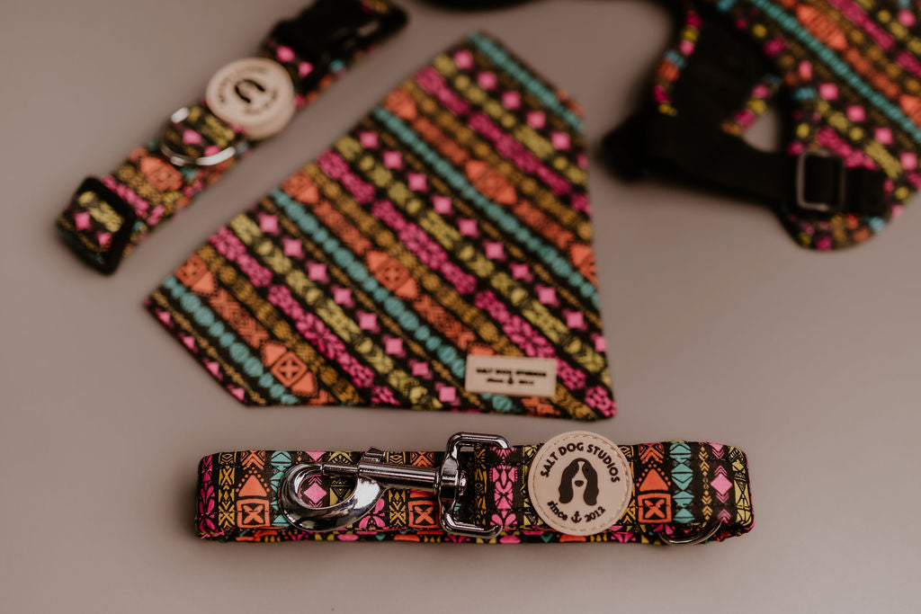 Retro Tribal Dog Bandana ©