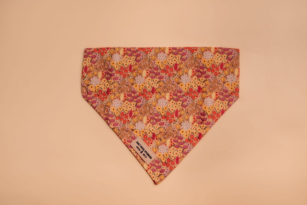 Wildflower Meadow Dog Bandana ©