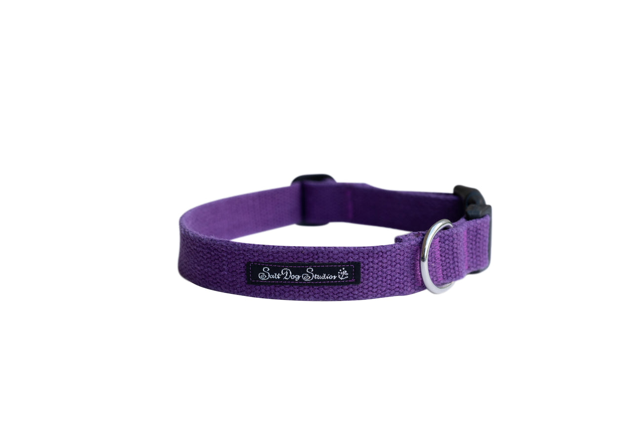 'The Original UK' Purple Hemp Dog Collar ©