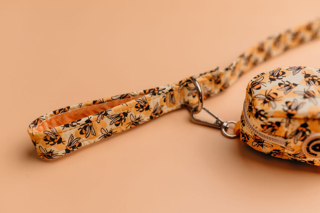 Honey bee hive dog  poo bag holder