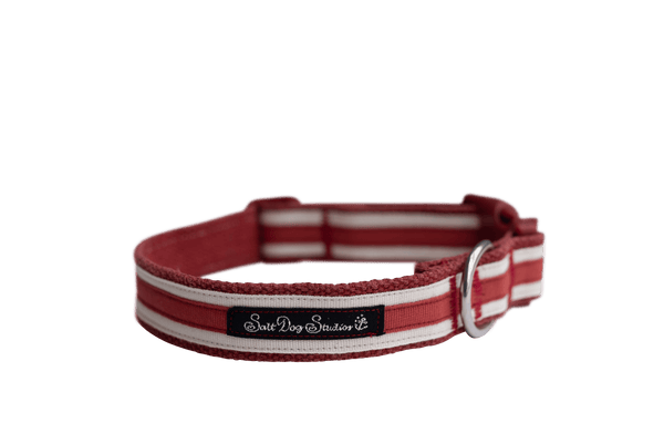 Sunset Rusty Red Hemp Luxury Dog Collar