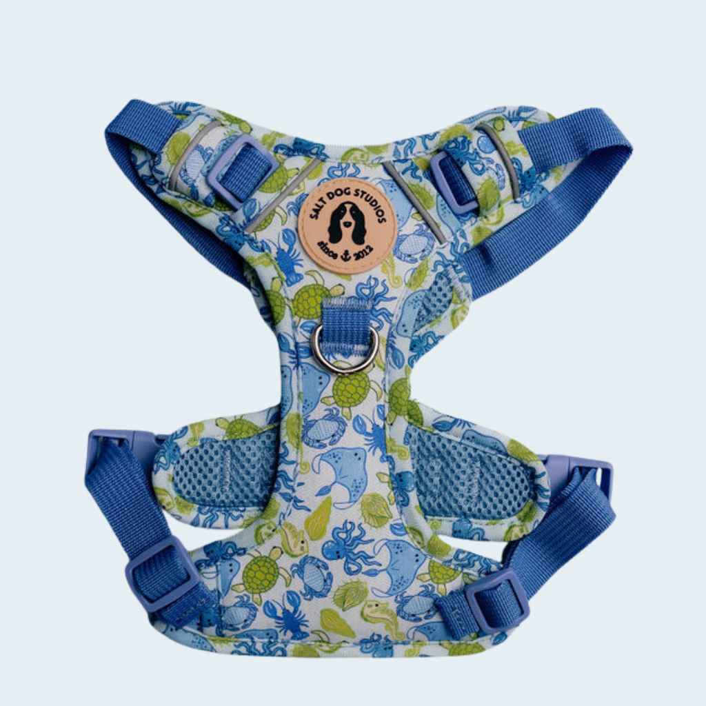 Ocean Life Ultra Comfort Dog Harness; one of each supplied