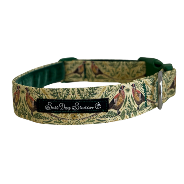 Country Pheasant Luxury Dog Collar ©