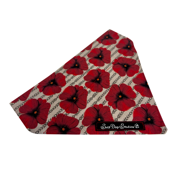 Remembrance Poppy Luxury Bandana ©