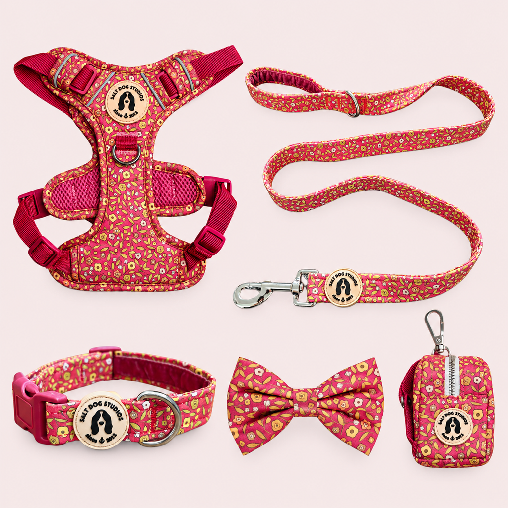 Ditsy Floral Pink Complete Collection – Five-Piece Walking Set