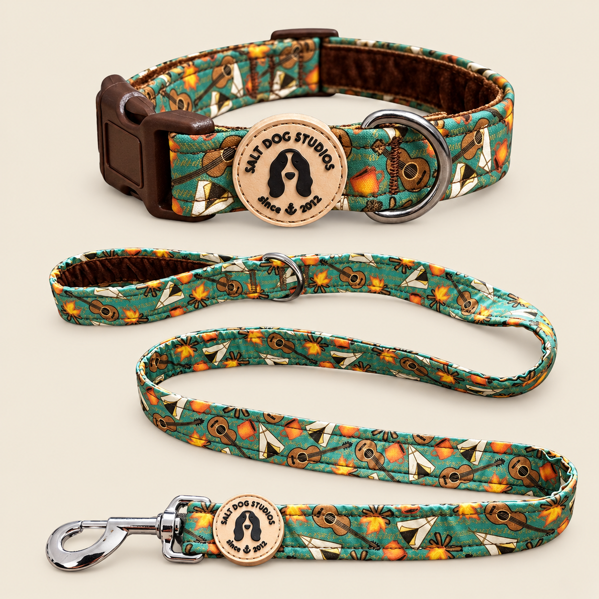 Mountain Camp Out Everyday Pair – Collar & Lead