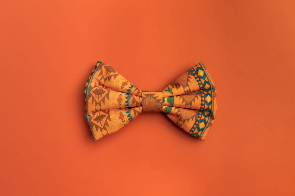 Mountain Aztec Dog Bow Tie ©