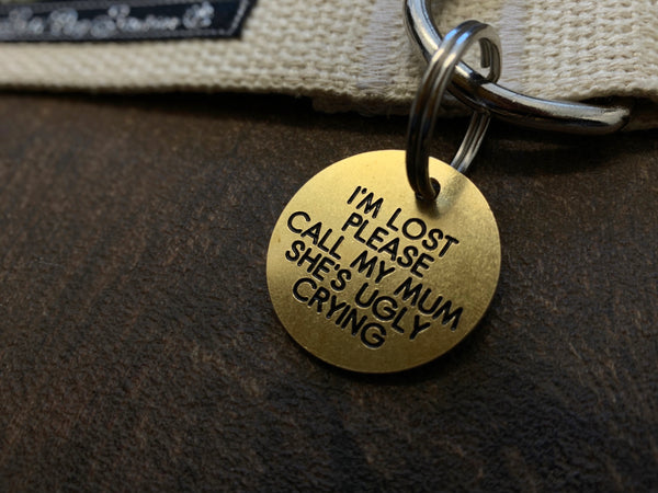 Round Brass Tag 33mm